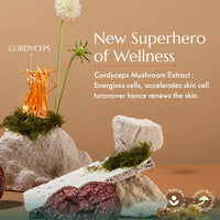 Shrumei All Natural Skin Supercharger Renewal Serum | Anti Aging & Skin Renewal | Mushroom Cordyceps extract | Reduces Fine lines & Wrinkles|Stimulates Collagen |All Skin Types