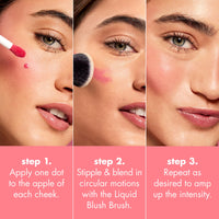 e.l.f. Camo Liquid Blush, Long-lasting Liquid Blush For High-pigment Color, Creates A Soft, Dewy Finish, Vegan & Cruelty-free, Peach Perfect