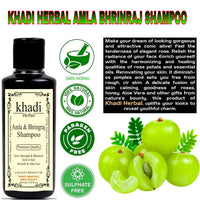 Herbigiri Herbal Amla and Bhringraj Shampoo Strengthens Hair Parabens Free Silicon Free Herbigiri Herbal Shampoo (210 ML)