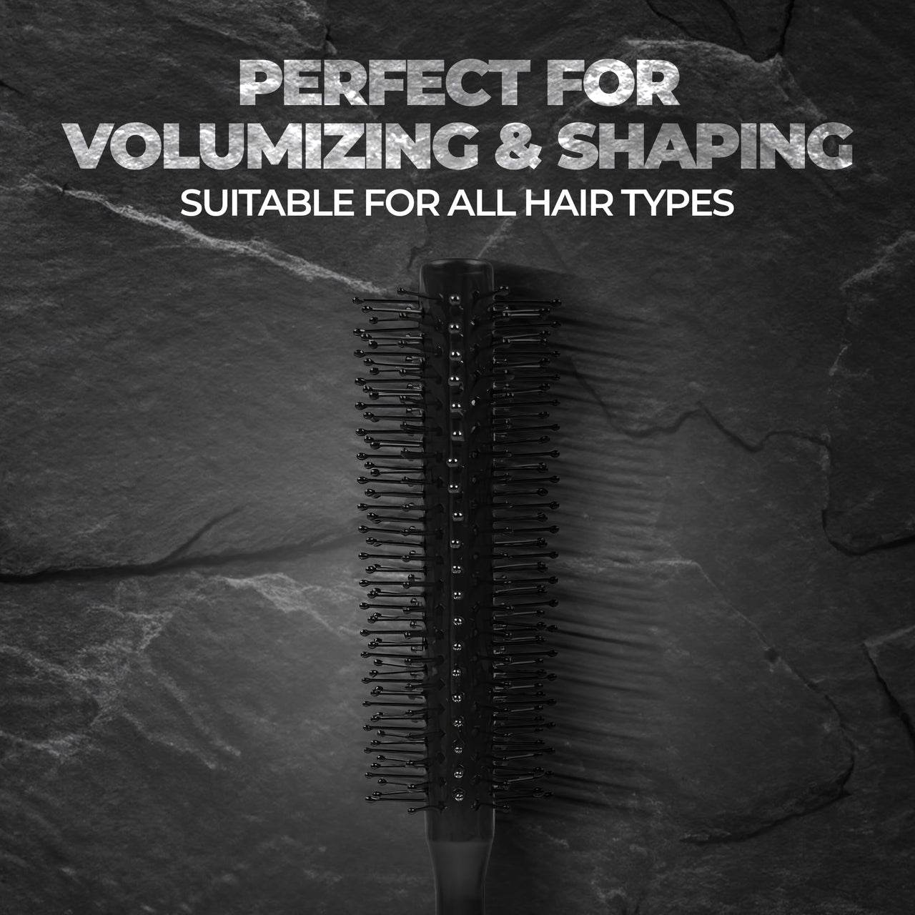Beardo Roller Hair Brush For Men | Perfect Tool for Efficient Blow Drying, Adding Curls, Waves & Volume | Smoothening & Volumizing comb for Men |Men Accessorie | Lightweight - For All Hair Types