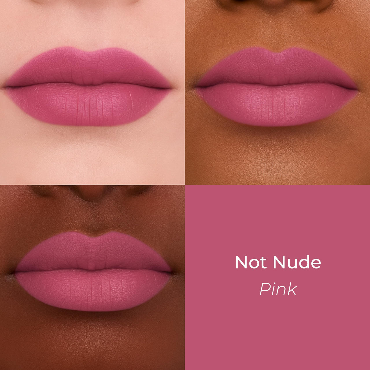 LoveChild Masaba Blurring Lip Tint, Not Nude (Pink), Lightweight, Velvety Matte Finish, Hydrating Lip Color with Hyaluronic Acid, Squalane & Shea Butter, For All Indian Skin Tones, 8ml