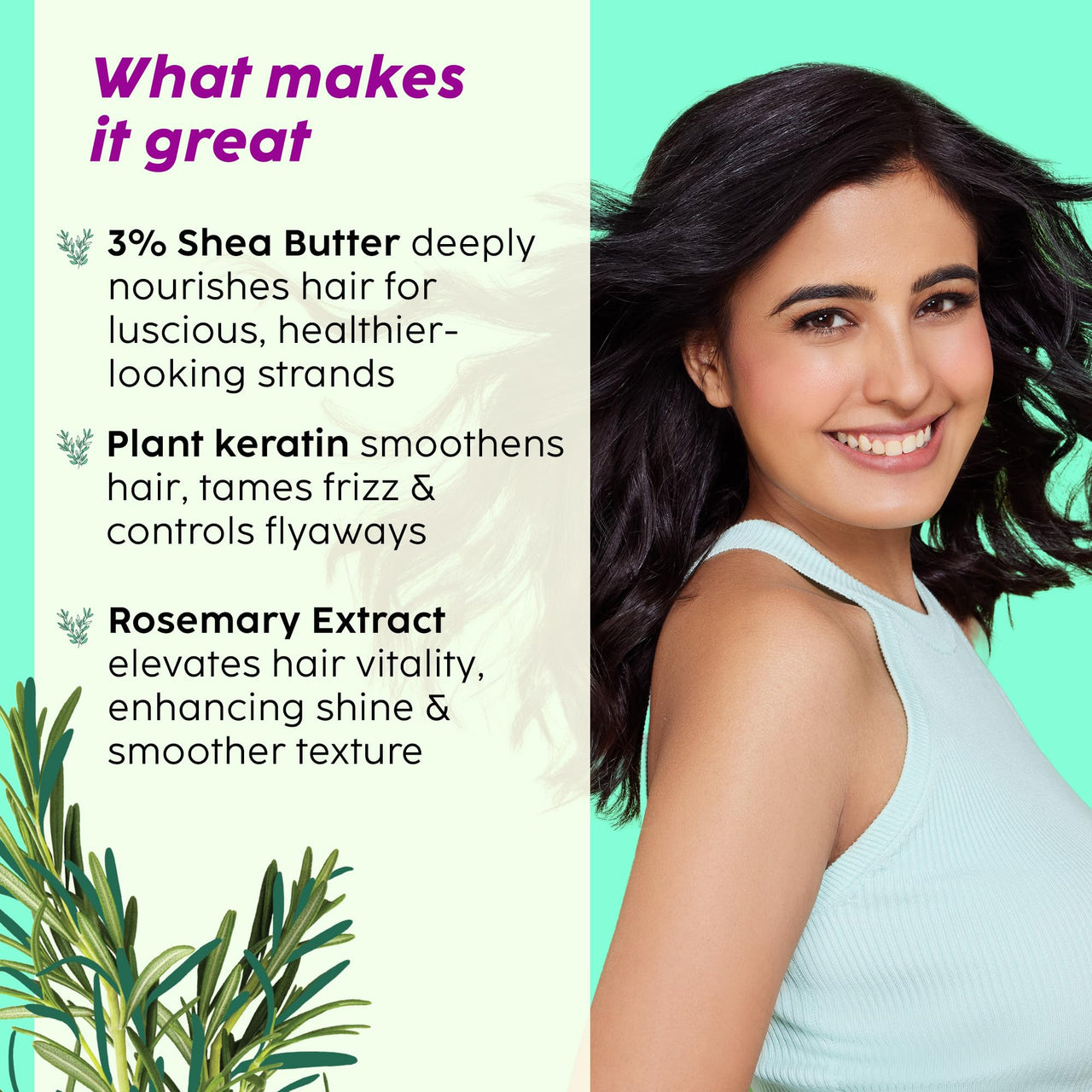 PLIX - THE PLANT FIX Rosemary Advanced Anti Hair Fall Conditioner With Rosemary For Reducing Hair Loss, Breakage| | All Hair Types | Men & Women | Sulphate & Parabeen Free| 175 Ml, 1 Count