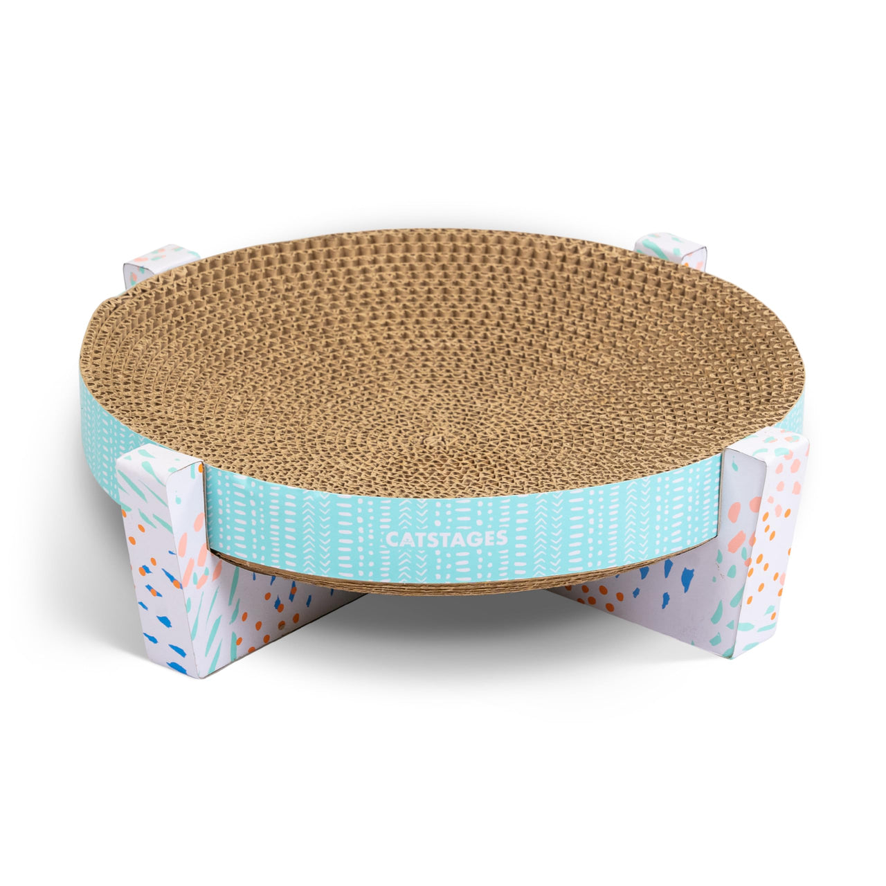 Catstages Scratch, Snuggle & Rest Corrugated Cat Scratcher With Catnip (packaging may vary) Scratch Snuggle & Rest