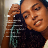 Forest Essentials Hair Cleanser Bhringraj & Shikakai | Ayurvedic Anti-Dandruff Natural Shampoo | Reduces Hair Fall and Dandruff | Controls Hair Thinning | Sulphate & Paraben Free,200 grams