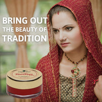Organic Netra Sindoor/Kumkum Paste | Waterproof Long lasting, Smudge Proof Sindoor | Pure and Natural Deep Red Colour, Long lasting | Enriched with Natural and Organic Ingredients -8gm