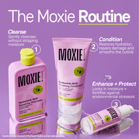 Moxie Beauty Hyaluronic Acid Repair Shampoo | Sulfate-Free & Deep Hydration | Strengthens & Revives Dry Hair | Prevents Frizz & Breakage | 200ml