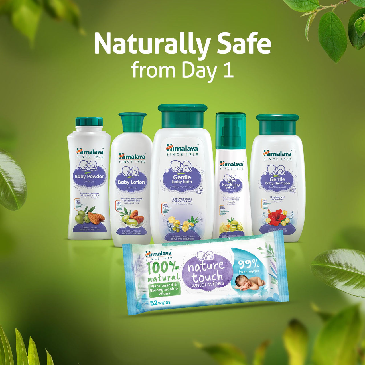 Himalaya Gentle Baby Wash 200ml | No tears formula |with chickpea and Green gram| Cleansing baby's  gentle skin