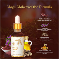 AVP Kanaka Thailam 30ml, Day Serum Helps reduce Pigmentations, Sun-Tan, UV Protection For Men and Women Infused with Beauty Berry and Sandalwood, Ayurvedic Herbal Face Oil,