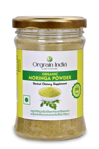 Orgrain India Organic Moringa Powder 200g (Pack Of 2 * 100g)