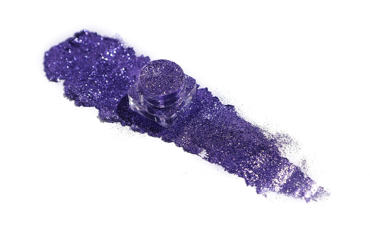 TS COSMETICS Pro Glitter Eyeshadow Palette – Lavender | Pressed Glitter, Shimmer & Matte Finishes | Highly Pigmented, Long-Lasting Eye Makeup