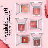 Hilary Rhoda Blush Rush | Highly Pigmented | Silky Smooth Texture | Available in 6 Shades | Matte Finish | Buildable Coverage | Blends Easily & Glides on Smoothly - 6g (Peach Lilly | Shade 01)