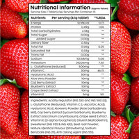 PLIX - THE PLANT FIX Glutathione Tablets With Vitamin C For Clear And Youthful Skin (Pack Of 6, Strawberry) | 90 Collagen Supplements |500mg L-Glutathione, Vitamin E And Hyaluronic Acid
