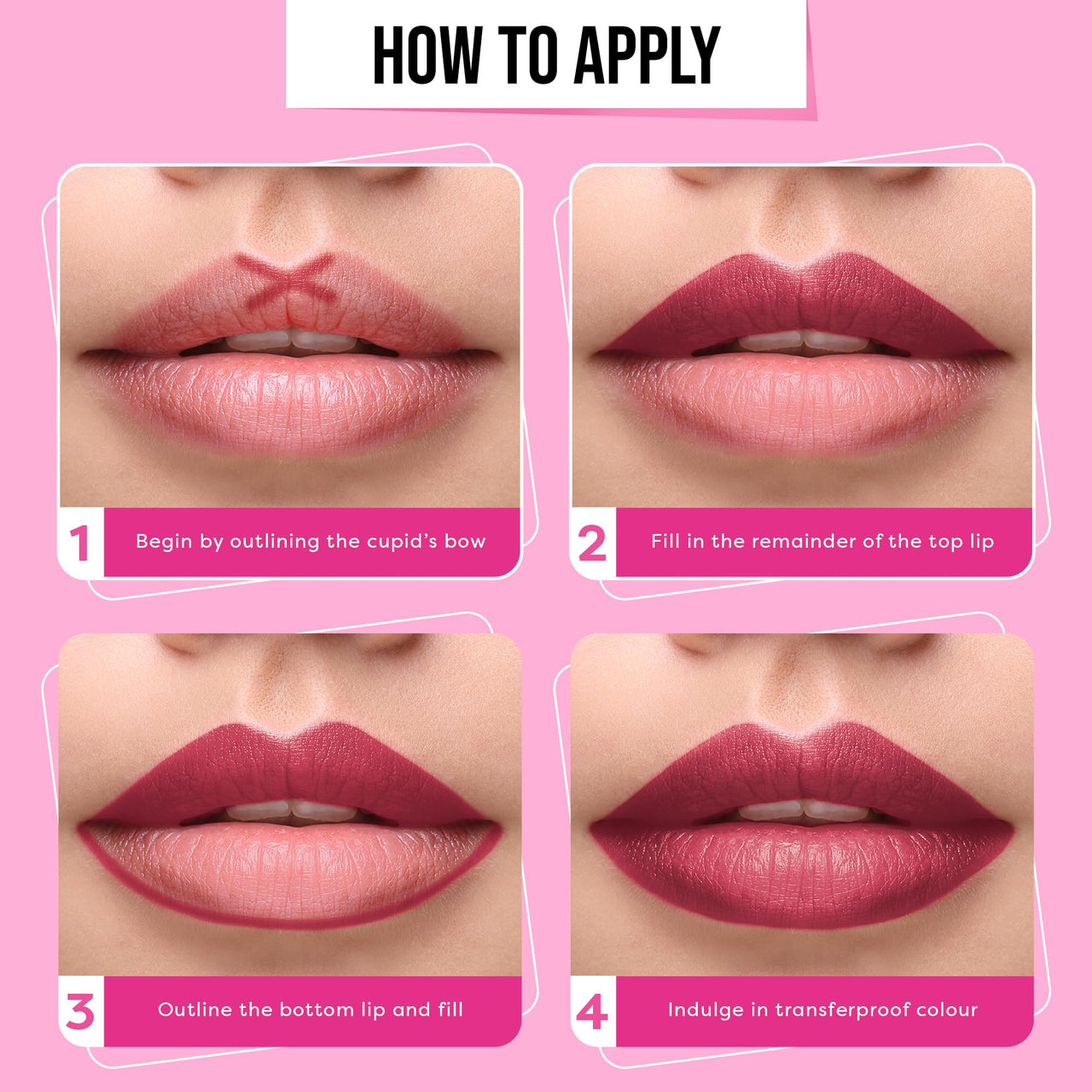 SUGAR POP Ultrastay Transferpoof Lipstick with Vitamin E, Smooth Glide, Waterproof Longlasting 4gm 05 Rustic Rose