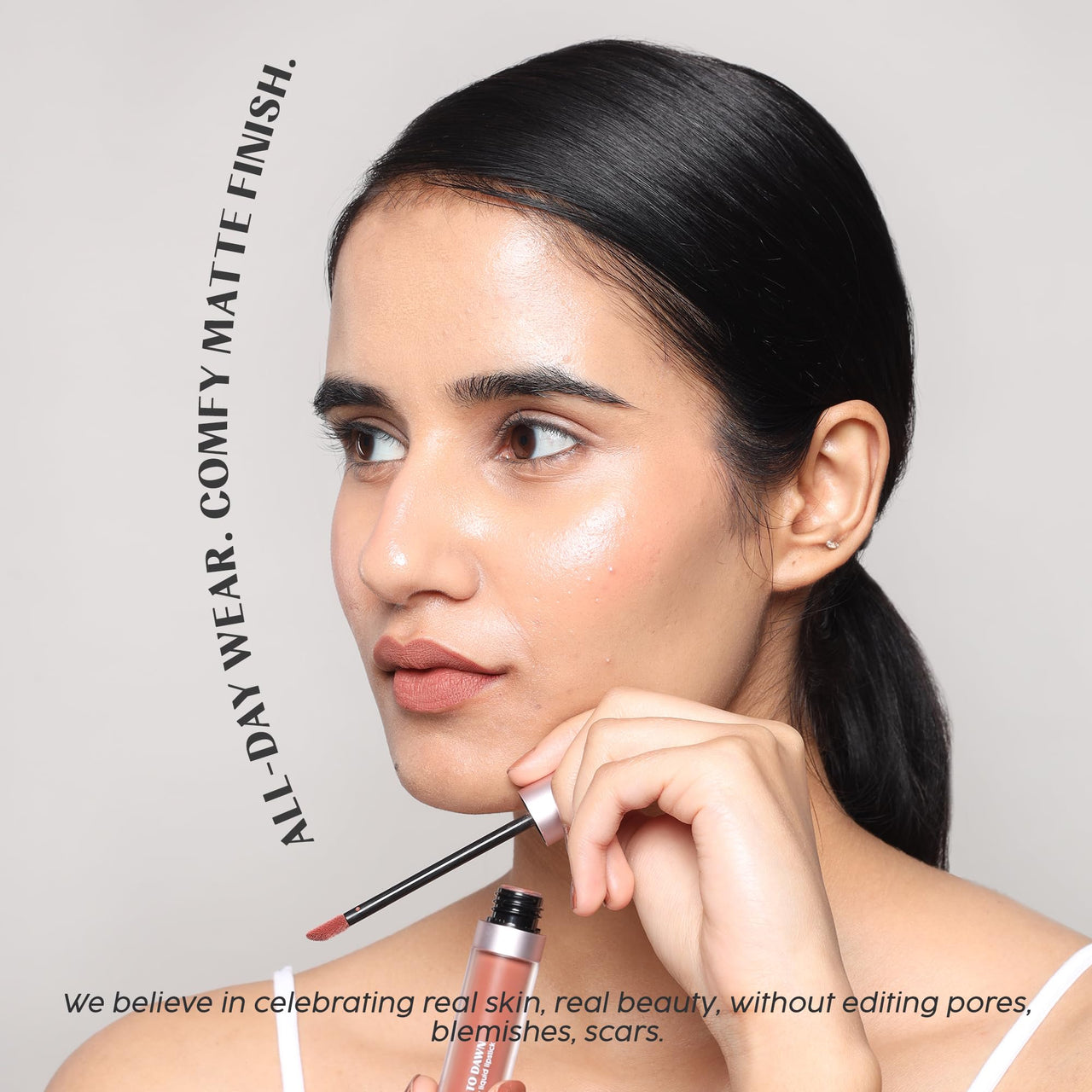 House Of Makeup Hydrating Liquid Lipstick | Nude Lipstick Shades | Comfy Liquid Lipsticks For Women | Everyday Nude Shade Lipstick | Liquid Matte Lipstick | 5 ml | Ginger Snap