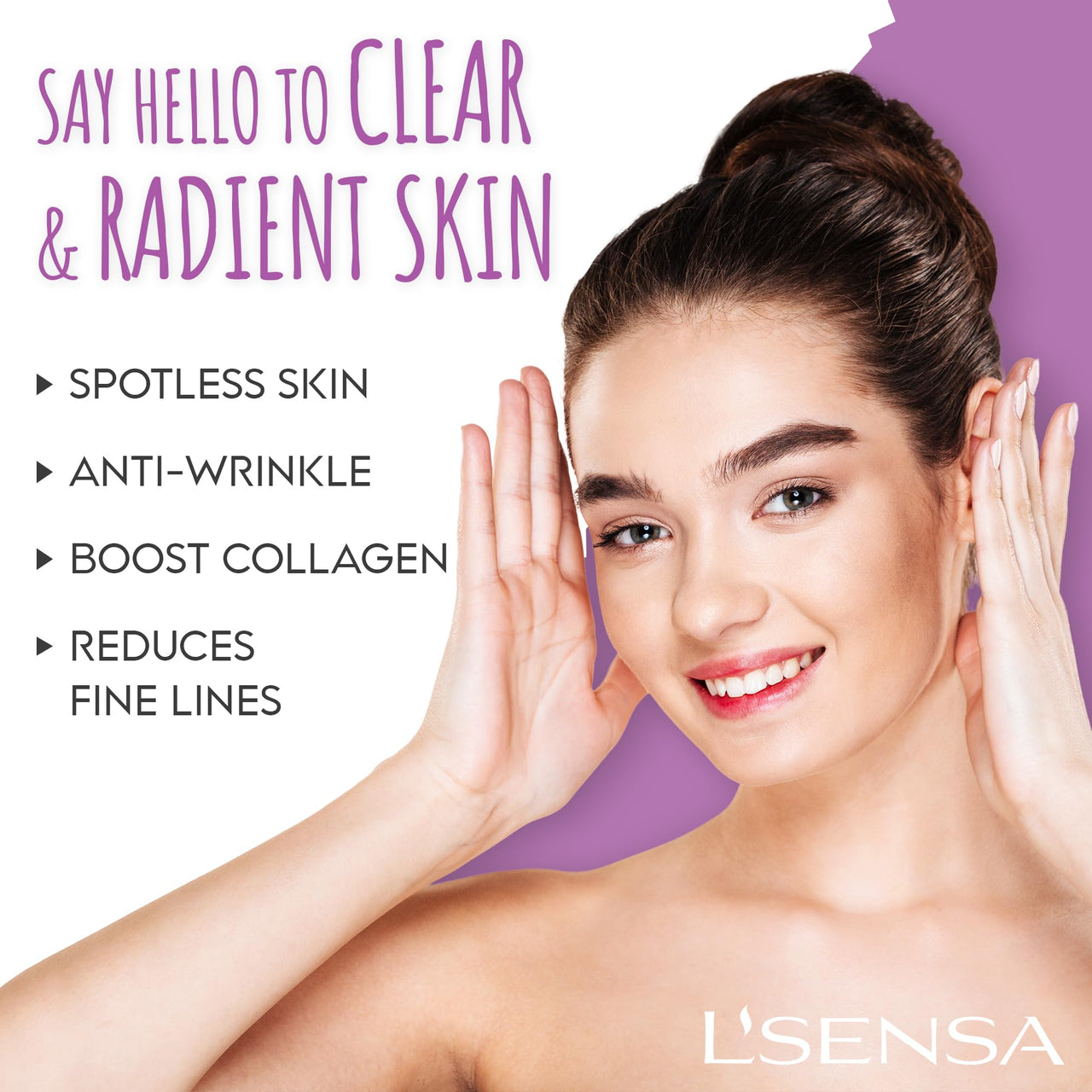 L'SENSA 0.3% Retinol Serum | Face Serum | Spotless Skin, Reduce fine Lines, Anti-wrinkle, Boost Collagen | For All Skin Types | 10 ML.