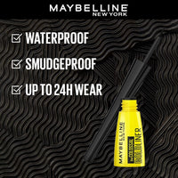 Maybelline New York Tattoo Studio Smokey Eye Kohl Gel Pencil Eyeliner,Smokey Brown Eyeliner, Smudge-Proof And Waterproof, Long-Lasting, Colossal Bold Liner, Black, 3G,Matte Finish
