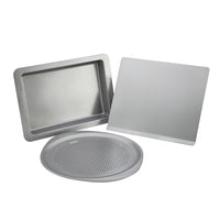 Farberware Insulated Nonstick Bakeware 15.5-Inch Round Pizza Pan, Light Gray 15.5