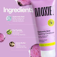 Moxie Beauty Hyaluronic Acid Hydrating Conditioner | Deep Moisture & Frizz Control | Strengthens & Smoothens Hair | 120ml