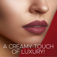 Hilary Rhoda Creamy Touch Lipstick | Infused with Olive Oil, Shea Butter & Vitamin E | Highly Pigmented & Creamy Texture | Long Lasting & Keeps Lips Moisturising - 4g (Pink Star - Shade 04)