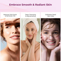 Kozicare Skin Whitening Scrub For Face | Exfoliating Scrub | Scrub For Men & Women Tan Removal Scrub Tanning Dead Skin Removal Gel Kojic Acid Scrub For Blackheads, Whiteheads & Smooth Skin - 100 Gm