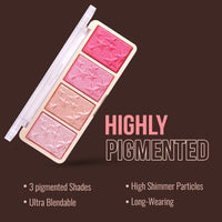 Shryoan Break Way Baked Powder Palette| Multicolor Highlighter Palette for Makeup, Highly Pigmented, Easy-To-Blend, Vegan & Cruelty-Free Makeup Palette (16g)