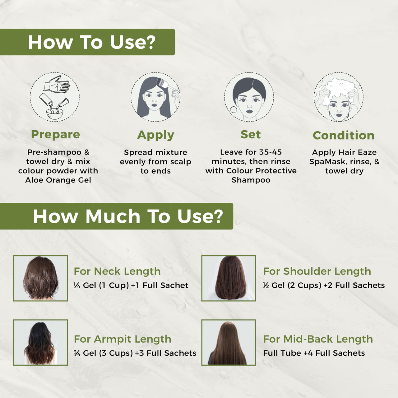 INDUS VALLEY Organically Natural Damage Free Colour Gel Dark Brown Hair Colour 3.0 Ammonia Free with Deep Nourishing Hair Eaze Spa - (20g +200ml + 175ml)