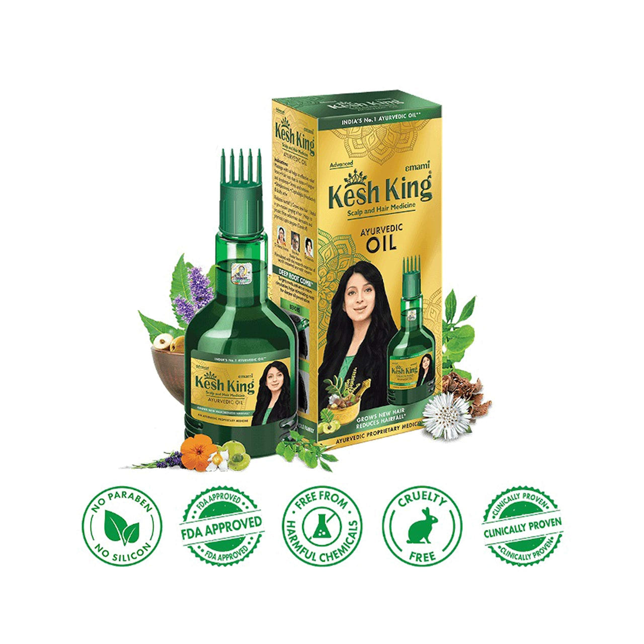 Kesh King Ayurvedic Medicinal Oil, 300Ml,300 Grams