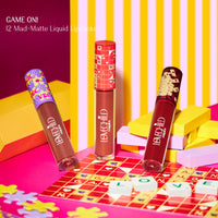 LoveChild Masaba Game On! - Take A Dare - Matte Liquid Lipstick, Flamboyant Maroon Velvet Smooth, Non-Sticky, Hydrating & Moisturising, Smudge Proof Lipstick, 5Ml