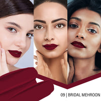 COLORS QUEEN Lipstick Bridal Maroon & Hot Red (Matte)