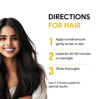 Organix Mantra Batana Oil for Hair & Skin | 100% Pure, Unrefined, Cold Pressed Oil from Honduras | Promotes Hair Growth, Nourishes Scalp & Skin | Natural Moisturizer – 30ML