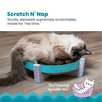 Catstages Scratch, Snuggle & Rest Corrugated Cat Scratcher With Catnip (packaging may vary) Scratch Snuggle & Rest