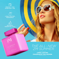 ZM SUMMER Perfume for Women | Premium Long Lasting Fragrance | No Alcohol Perfume I Floriental Fragrance Eau de Parfum I (EDP) - 100 ml