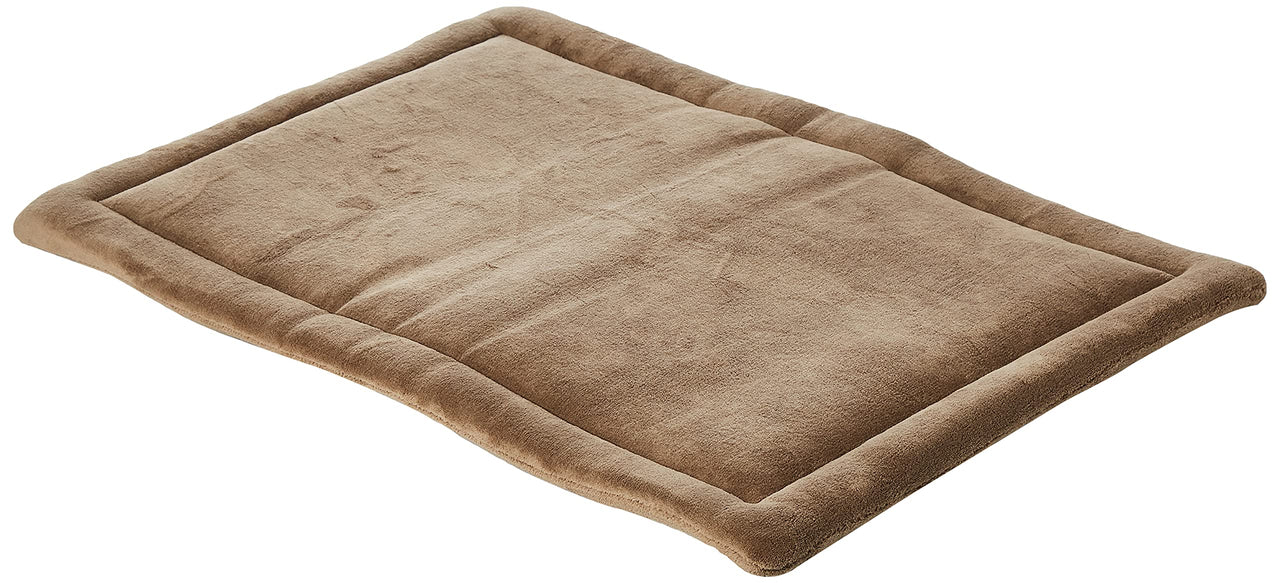 Midwest Homes for Pets Deluxe Micro Terry Pet Bed, Dog Bed & Crate Mat, Taupe, 36-Inch 35.0"L x 23.0"W x 1.2"Th