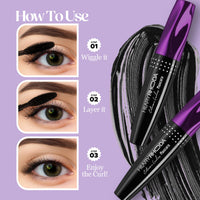 Hilary Rhoda Extreme Lashes Mascara | Volumizing & Lengthening Mascara | Waterproof & Long Lasting |Clump-free Formula | Smudge-Proof & Non-sticky Mascara | 12ml