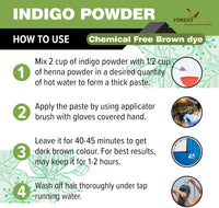 The Forest Herbs Natural Care From Nature Indigo Leaves Powder (500g) Organic for Hair Colour Black, Avuri Leaf, Neela Amari, Neel Patti, Neelayamari, Indico (Pack of 1)