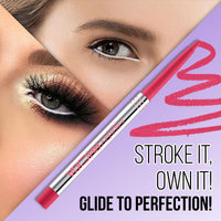 Hilary Rhoda Stroke It Eye Pencil | Coloured Eyeliner and Kajal Pencil | Easy Glide & Quick-Drying Formula | Matte Finish | Built-in Sharpener | 0.26g (Wild Pink | Shade 02)