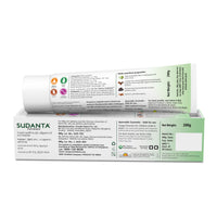 Sri Sri TATTVA shuddhta ka naam Sudanta Ayurvedic Herbal Toothpaste-All Natural,Fluoride Free Tooth Paste With Cloves,Cinnamon,Bakul & More-200G (Pack Of 4),For Kids & Adults | Fresh Breath