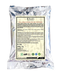 Khadi Natural Herbal Natural Hair Shampoo With Amla Aritha And Shikakai Powder | Control Hair Fall ,Dandruff | | Strengthening & Conditoning Hair | Suitable For All Hair Types Men & Women Natural Shampoo 100Gm