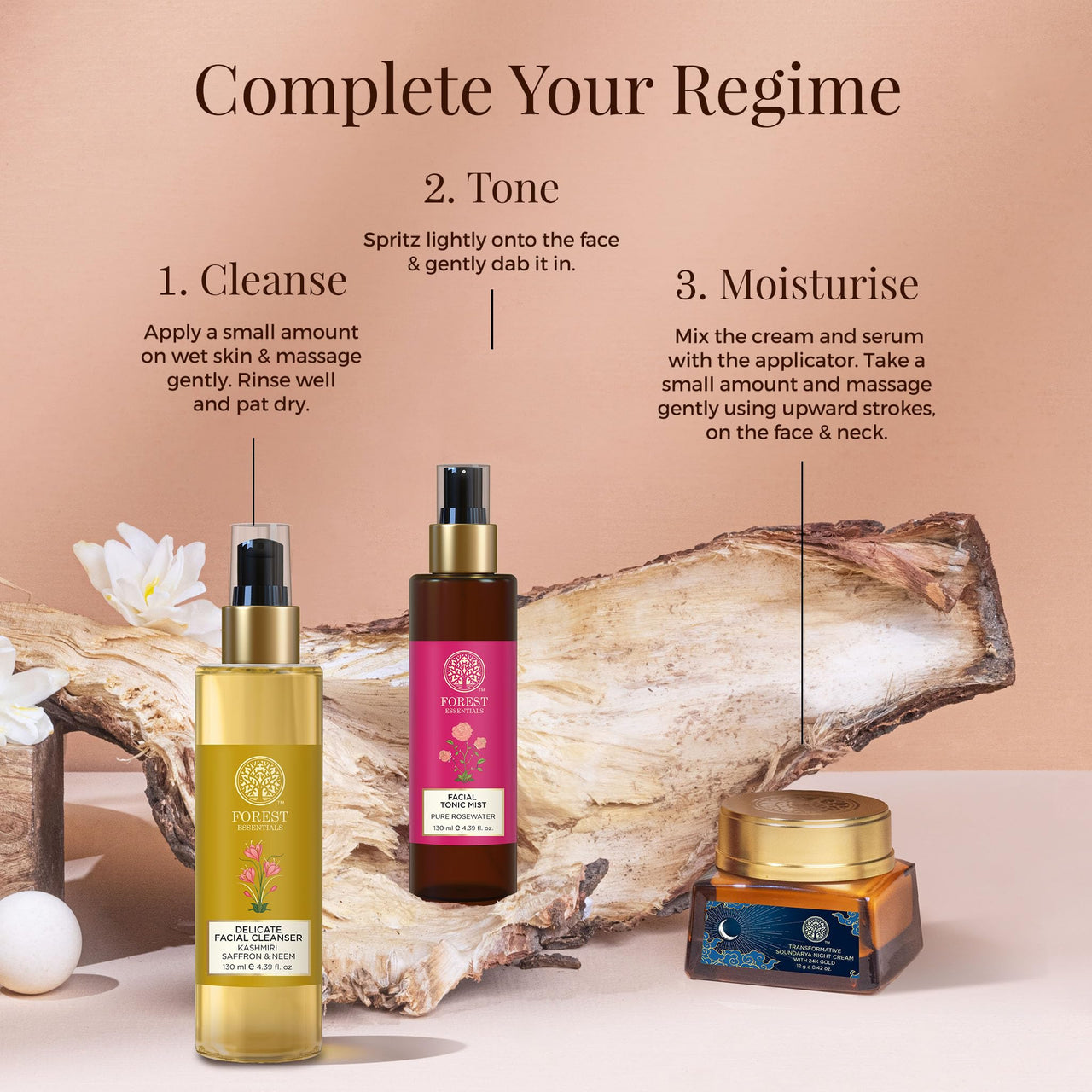 Forest Essentials Soundarya Night Cream with 24K Gold |Anti-Ageing Overnight Repair| With Bakuchiol & Hyaluronic Acid | Moisturising and Hydrating
