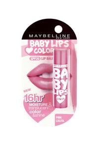 Maybelline New York Super Stay Matte Ink Liquid Lipstick, 65 Seductress, 5ml And Maybelline New York Baby Lips Lip Balm, Pink Lolita, 4g