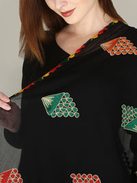DIAMO Embroidered Chiffon Women's  Dupatta