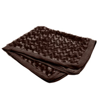Furhaven Replacement Dog Bed Cover Ultra Plush Faux Fur & Suede Mattress, Machine Washable - Chocolate, Jumbo Plus (XX-Large)