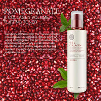 The Face Shop Pomegranate and Collagen Volume Lifting toner with Pomegranate Extracts to nourish & brighten skin|Face Toner for Anti-Ageing, Bright & firm Skin| Suitable for all skin types, 160ml