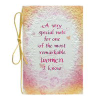 Blue Mountain Arts Card for a Special Woman—Birthday, Just Because, Holiday, or Any Occasion Card for Her (A very special note for one of the most remarkable women I know) yellows and pinks