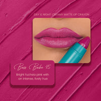 Parul Garg Beauty Creamy Matte Lip Crayon | Soft Matte & Hydrating Formula with Almond Oil & Vitamin E | Rich Pigment & Comfortable Wear | 100% Vegan (Boss Babe 45)
