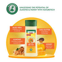 NATURE'S ESSENCE Almond & Honey Body Lotion, Smooth Skin in 5 Seconds, Nourishing & Non-Greasy for Dry to Rough Skin, Goodness of Aloe Vera & Shea Butter, White, 100 ml