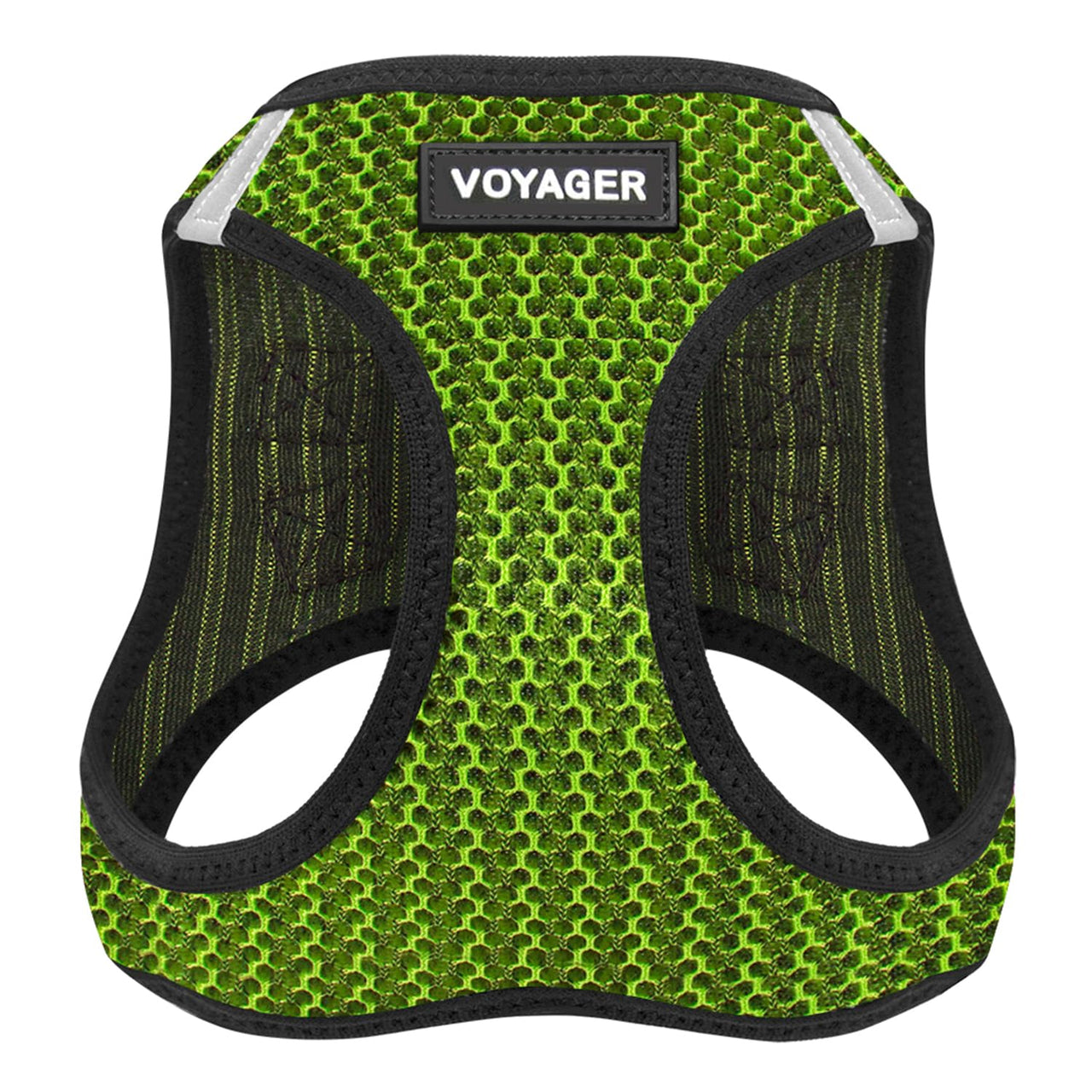 Voyager Step-in Air Dog Harness - All Weather Mesh Step in Vest Harness for Small and Medium Dogs by Best Pet Supplies - Lime Green (2-Tone), S Harness (Lime Green 2-Tone) S (Chest: 14.5 - 16")