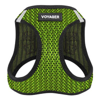Voyager Step-in Air Dog Harness - All Weather Mesh Step in Vest Harness for Small and Medium Dogs by Best Pet Supplies - Lime Green (2-Tone), S Harness (Lime Green 2-Tone) S (Chest: 14.5 - 16