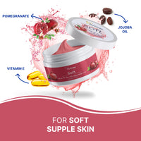 TryOnes Pure Pomegranate Soft Light Moisturizing Cream With Vitamin E For All Skin Types 100% Natural, 0% Chemicals_Pomegranate_50g