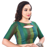 RENE Women's  Silk Half Sleeve Stitched